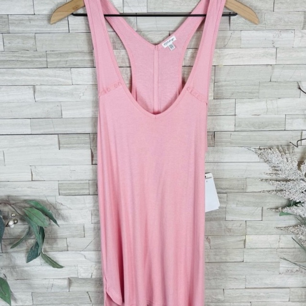 PJ Salvage NWT Rose Pink Ribbed Tank Top L/M